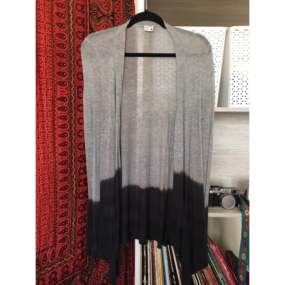 Light Weight Dip Dye Cardigan